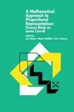 A Mathematical Approach to Proportional Representation: Duncan Black on Lewis Carroll