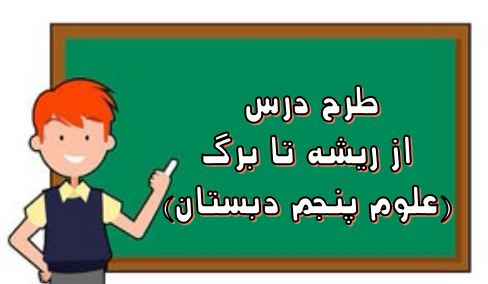 
	طرح درس از ریشه تا برگ ((علوم پنجم دبستان))
