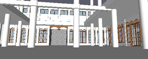 فرم 3بعدی آماده بنای  مذهبی شماره7 مدلسازی با SketchUp