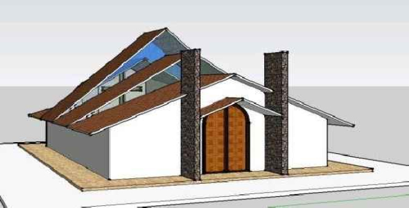 فرم 3بعدی آماده بنای  مذهبی شماره 6 مدلسازی با SketchUp