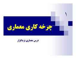 
	پاورپوینت چرخه کاري معماري
