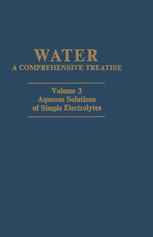Aqueous Solutions of Simple Electrolytes