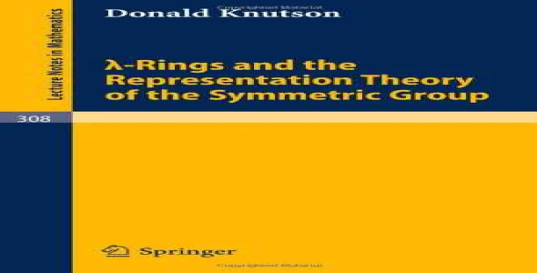 [lambda]-rings and the representation theory of the symmetric group