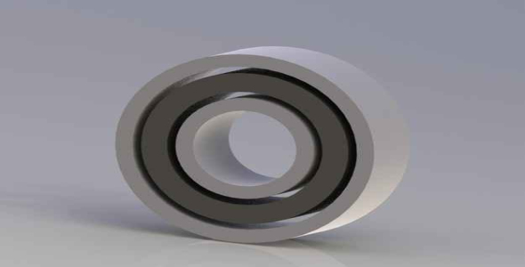 
	بلبرینگ طراحی شده در سالیدورک و کتیا
