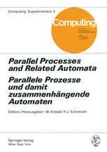 Parallel Processes and Related Automata / Parallele Prozesse und damit zusammenhängende Automaten