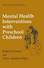 Mental Health Interventions with Preschool Children