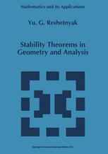 Stability Theorems in Geometry and Analysis
