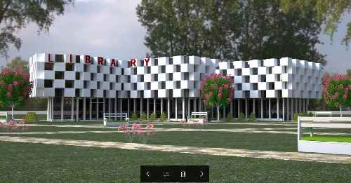 پروژه تردی مکس کتابخانه