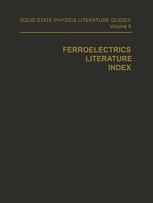 Ferroelectrics Literature Index