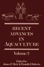 Recent Advances in Aquaculture: Volume 2
