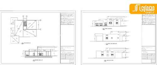 نقشه های ویلایی دوبلکس کامل