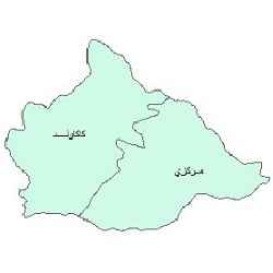 
	نقشه ی بخش های شهرستان دلفان
