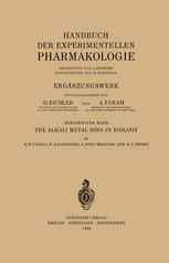 The Alkali Metal Ions in Biology: I. The Alkali Metal Ions in Isolated Systems and Tissues. II. The Alkali Metal Ions in the Organism