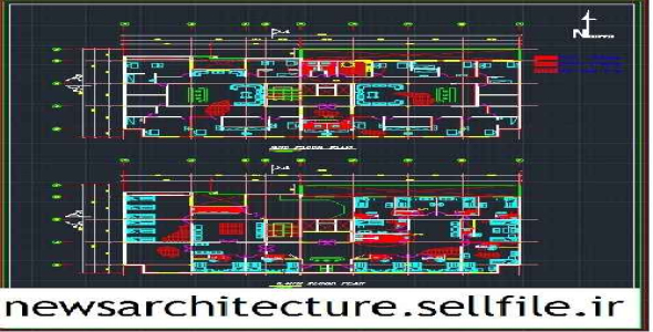 اتوکد بیمارستان 2