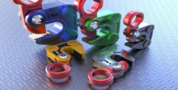 
	قلاب طراحی شده در سالیدورک و کتیا
