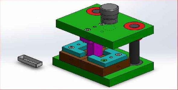 پروژه طراحی قالب خم