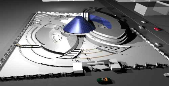  دانلود پروژه موزه به صورت کامل ( پلان+ برش + سایت پلان +نما )