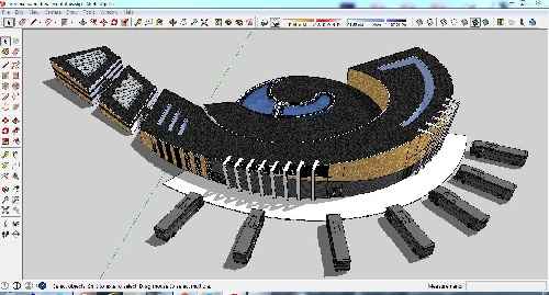 طرح معماری 4 ....... ترمینال E ............ شامل فایل اتوکد و مدل 3 بعدی اسکچاپی و عکس و رندر