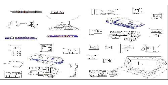 نقشه اتوکد خانه سالمندان یک پروژه کامل برش نما پلان مبله وغیر... 