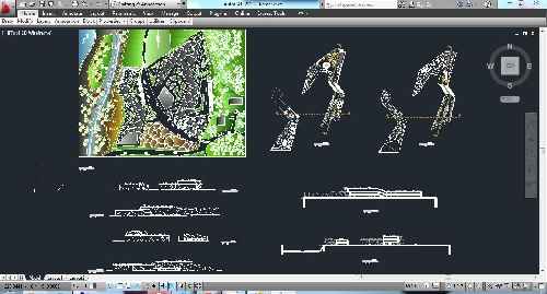نقشه اتوکد فایل شماره 18 طرح 3 (موزه یا فرهنگسرا) ......... شامل سایت . پلان . نما . برش