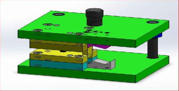 پروژه طراحی قالب خم-برش