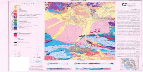  نقشه زمین شناسی 100000 گناباد 