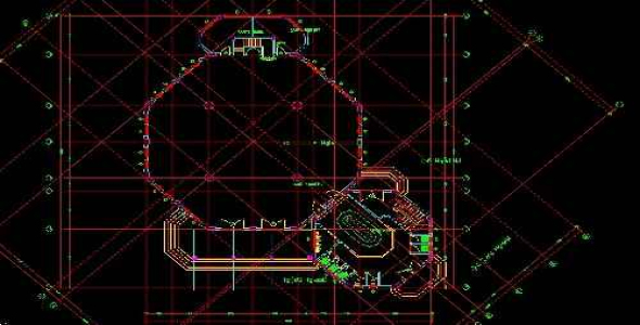 فایل اتوکد طراحی نمازخانه 