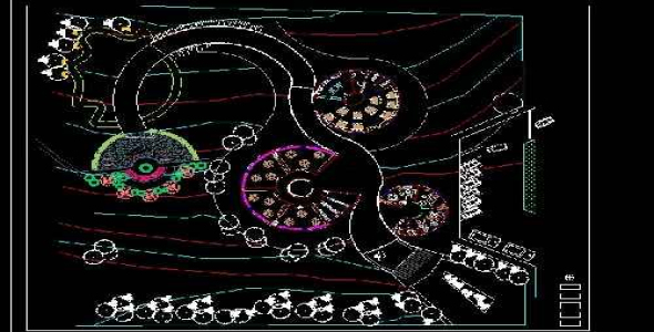فایل اتوکد طراحی خانه کودک (مهدکودک) همراه با پلان های مبلمان شده، مقاطع و نماها