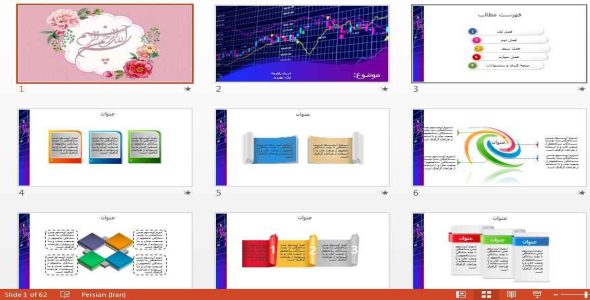 
	قالب پاورپوينت زیبا سهام
