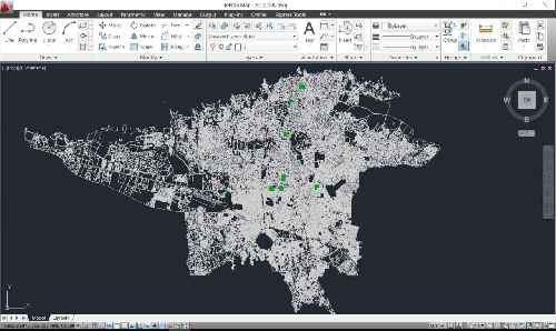 دانلود نقشه اتوکد کامل تهران 