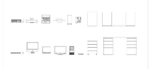 فایل اتوکد مبلمان برای طراحی دفاتر اداری و شرکت ها