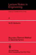 Boundary Element Method in Geomechanics
