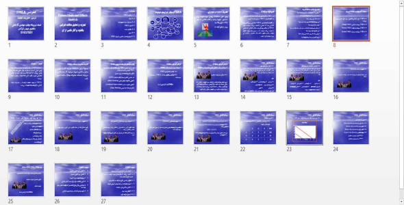 
	پاورپوینت کنفرانس FMEA
