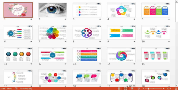 
	قالب پاورپوينت سمینار چشم پزشکی
