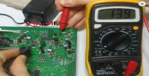 تست انواع خازن توسط مولتی متر  