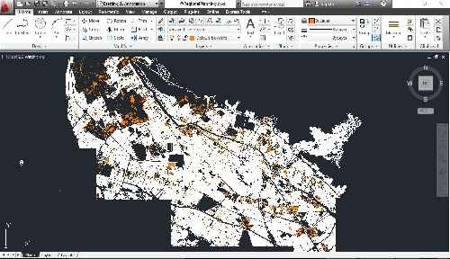 دانلود جدید ترین نقشه اتوکد کامل شهر شیراز 