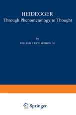 Heidegger: Through Phenomenology to Thought