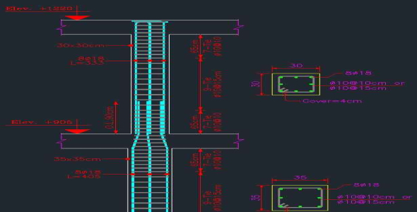 
	محاسبات سازه و نقشه اتوکدی ساختمان 4طبقه بتنی

