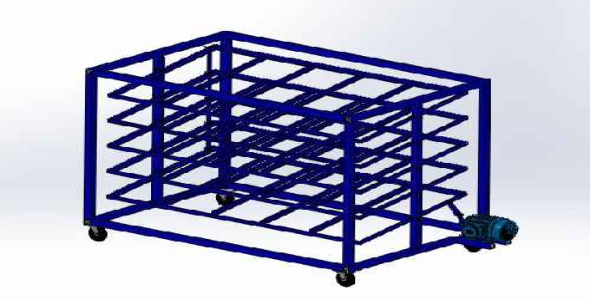 دستگاه جوجه کشی طراحی شده در نرم افزار solid works