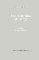 The Economics of Saving
