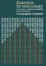 Statistics for Technology: A Course in Applied Statistics