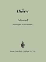 Hilbert: Gedenkband
