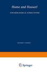 Hume and Husserl: Towards Radical Subjectivism
