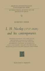 L.H. Nicolay (1737–1820) and his Contemporaries: Diderot, Rousseau, Voltaire, Gluck, Metastasio, Galiani, D’Escherny, Gessner, Bodmer, Lavater, Wielan