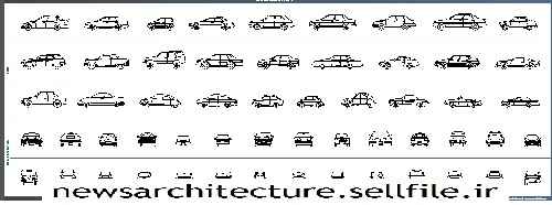 بلوک اتوکد ماشین 1