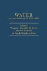 Water in Crystalline Hydrates Aqueous Solutions of Simple Nonelectrolytes