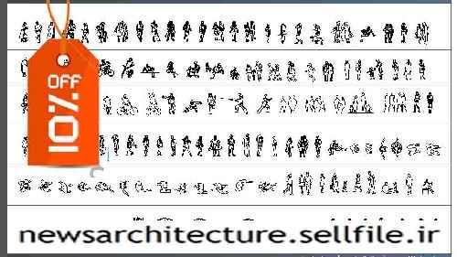 بلوک اتوکد انسان 1