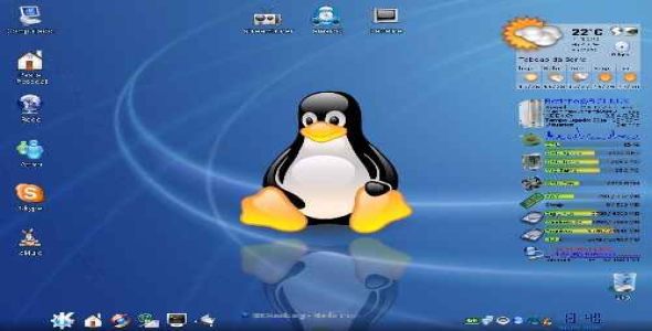 پاورپوینت با عنوان سیستم عامل لینوکس (Linux) در 75 اسلاید