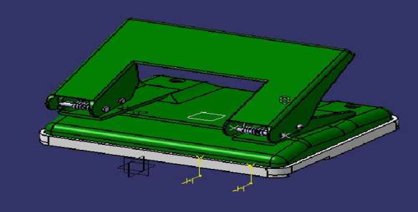 دستگاه پانچ کاغذ طراحی شده در نرم افزار کتیا