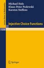 Injective Choice Functions